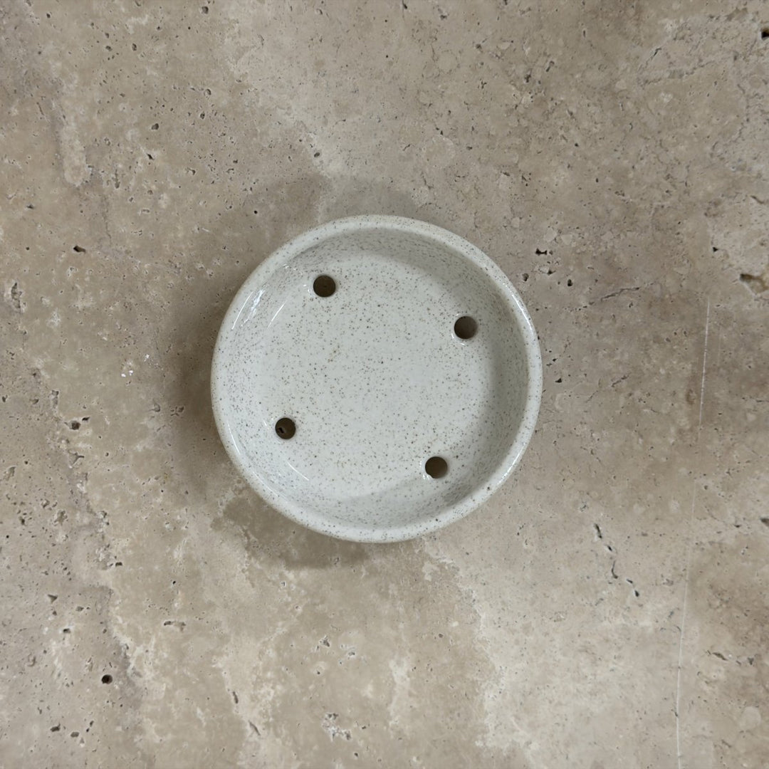 Ceramic Soap Dish with Drainge Holes by Leah Grant Ceramics-Ceramics-Jade and May