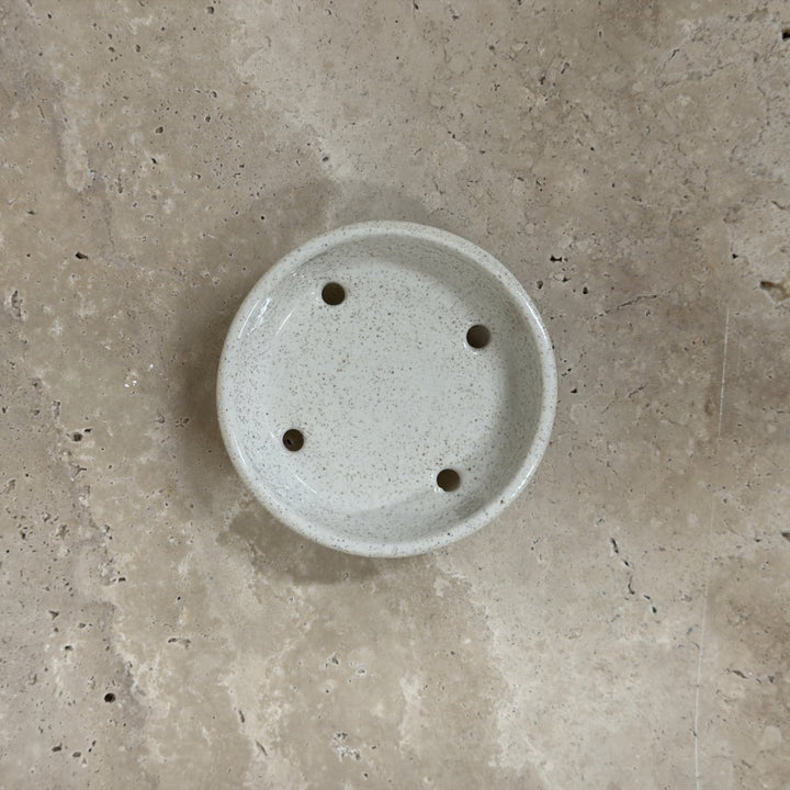 Ceramic Soap Dish with Drainge Holes by Leah Grant Ceramics-Ceramics-Jade and May