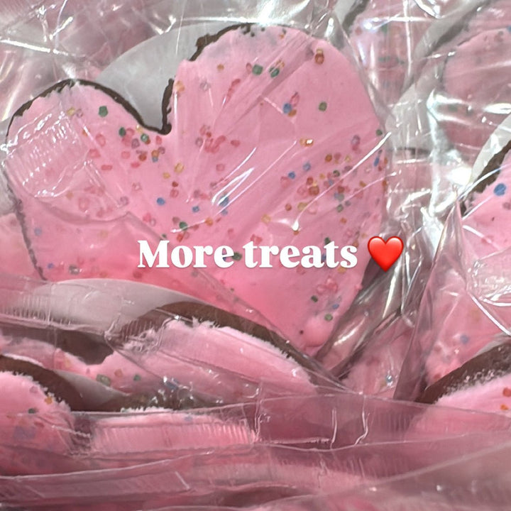 Cremorne Street Bakery - Chocolate & Raspberry Heart Cookie - Food and Drink