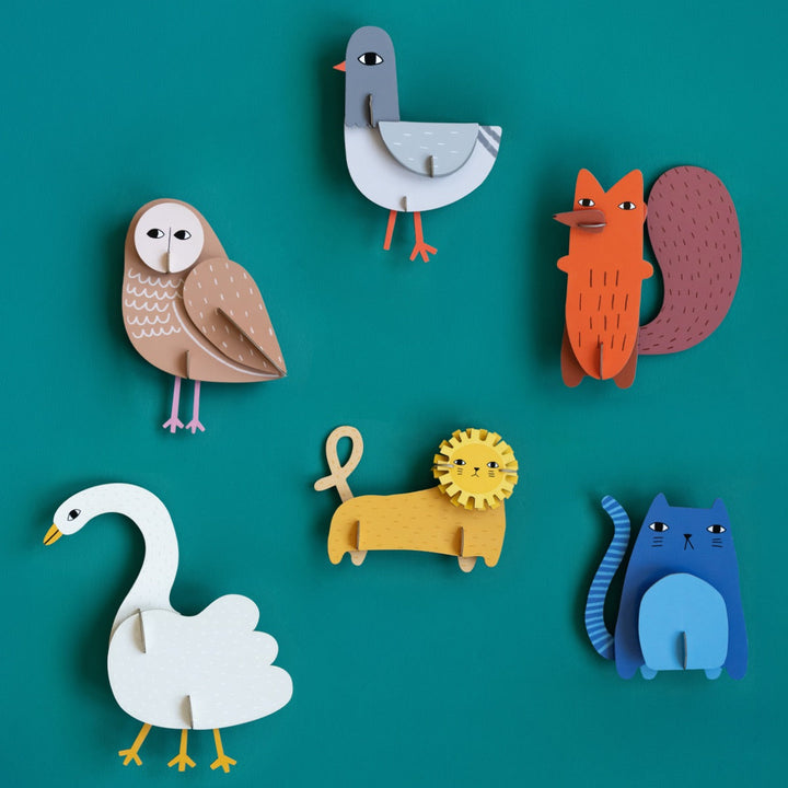 Studio Roof Wall Art: Richie Lion by Donna Wilson