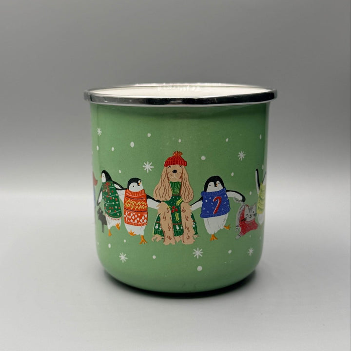 Enamel Mug - Christmas Mugs-Enamel-Jade and May Enamelware