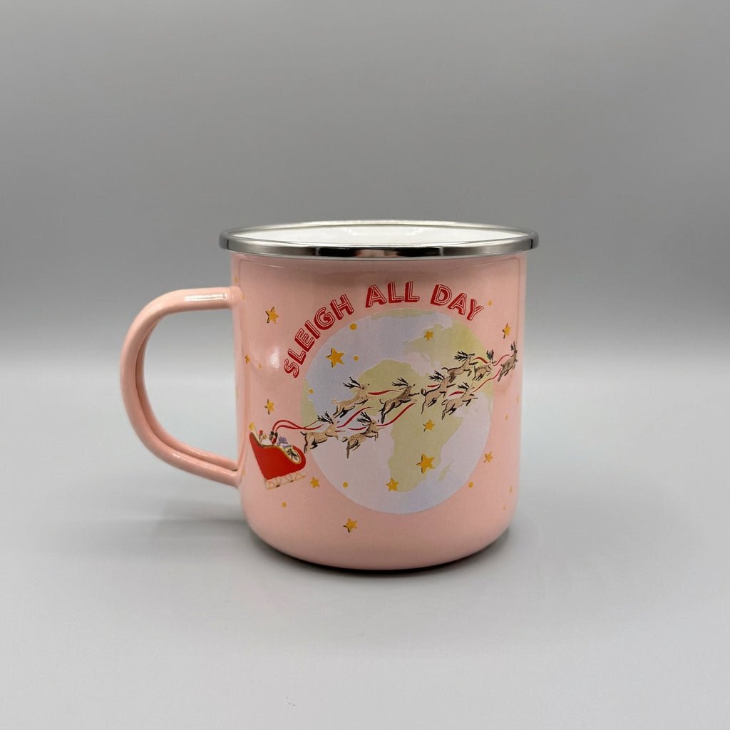 Enamel Mug - Christmas Mugs-Enamel-Jade and May Enamelware
