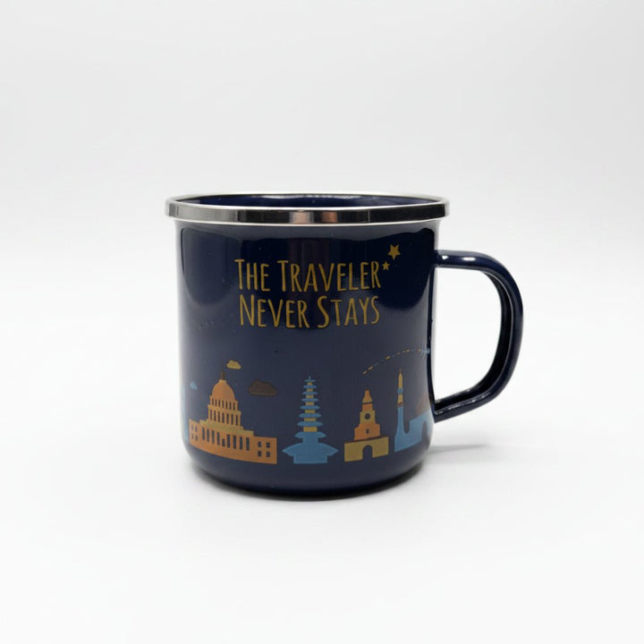 Enamel Mug - The Traveller Mug-Enamel-Jade and May Enamelware