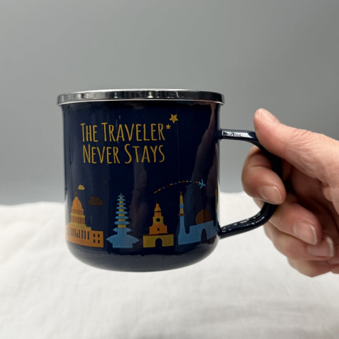 Enamel Mug - The Traveller Mug-Enamel-Jade and May Enamelware