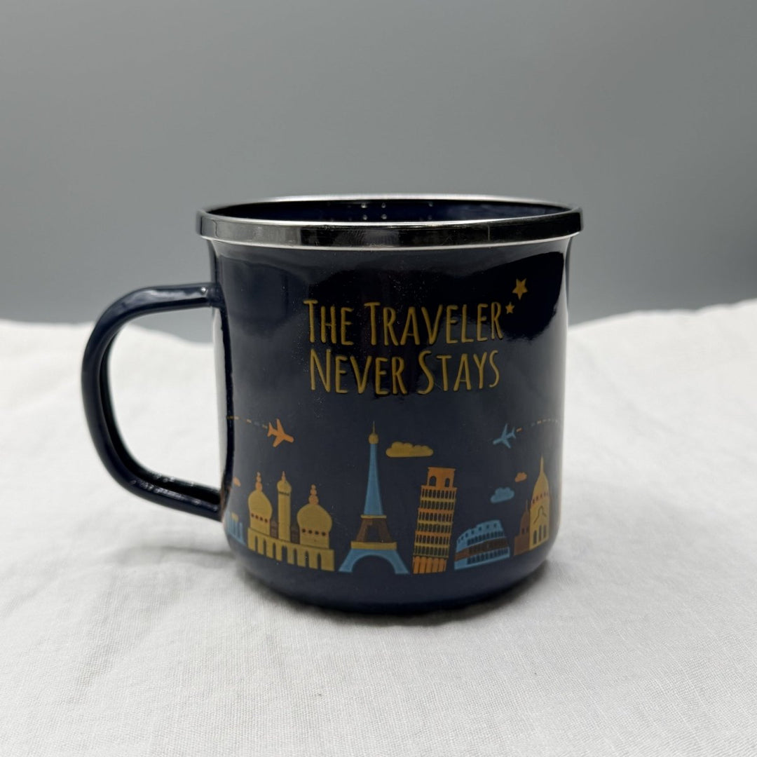 Enamel Mug - The Traveller Mug-Enamel-Jade and May Enamelware
