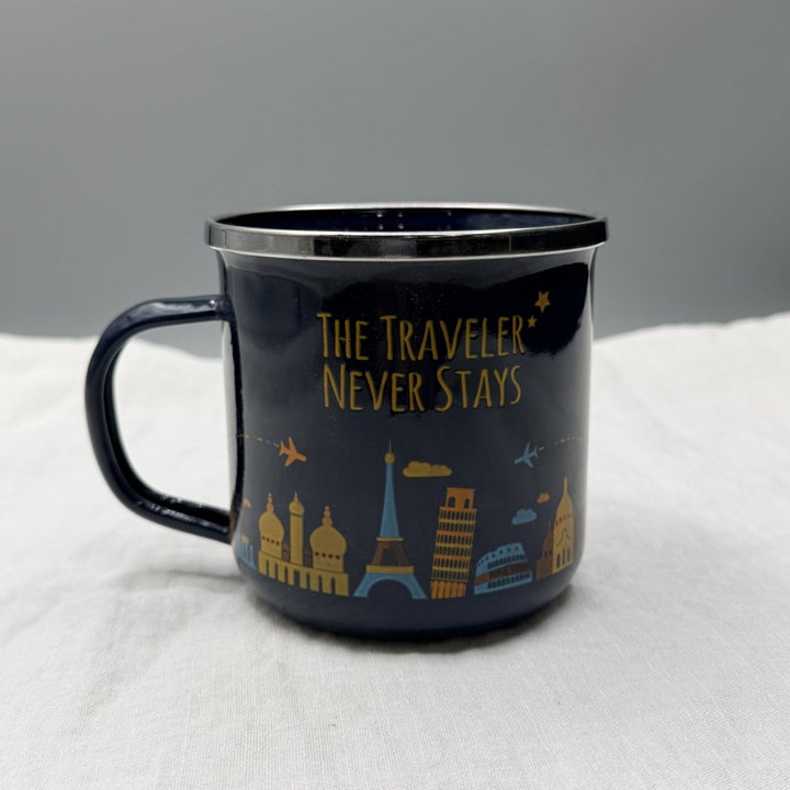 Enamel Mug - The Traveller Mug-Enamel-Jade and May Enamelware