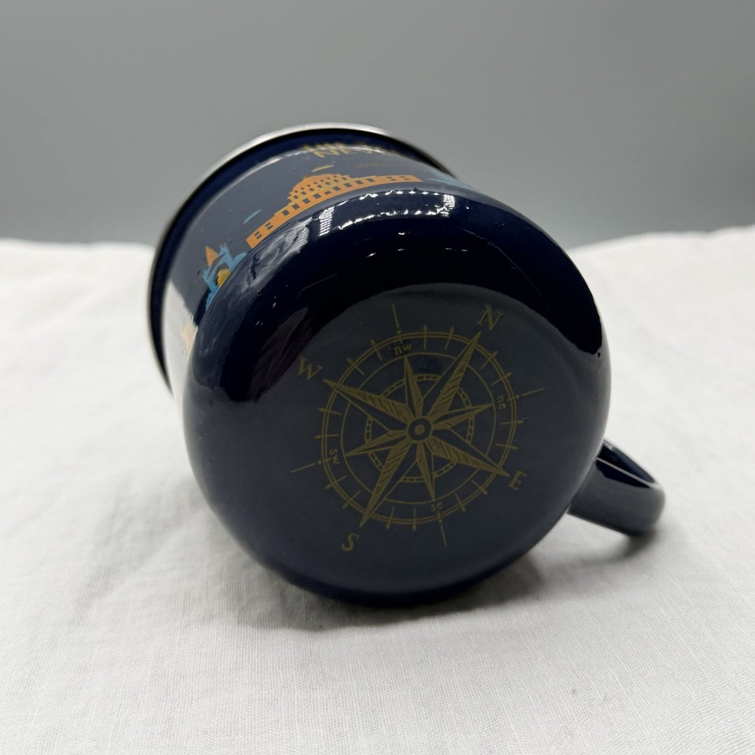 Enamel Mug - The Traveller Mug-Enamel-Jade and May Enamelware