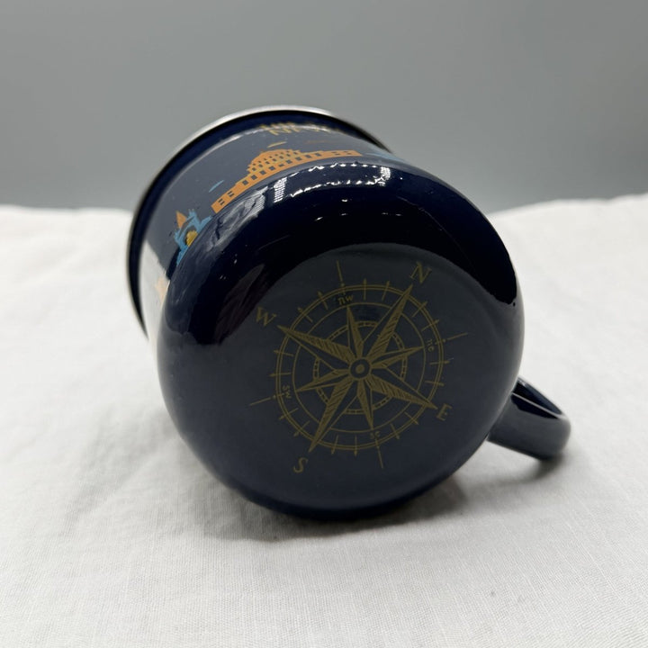 Enamel Mug - The Traveller Mug-Enamel-Jade and May Enamelware