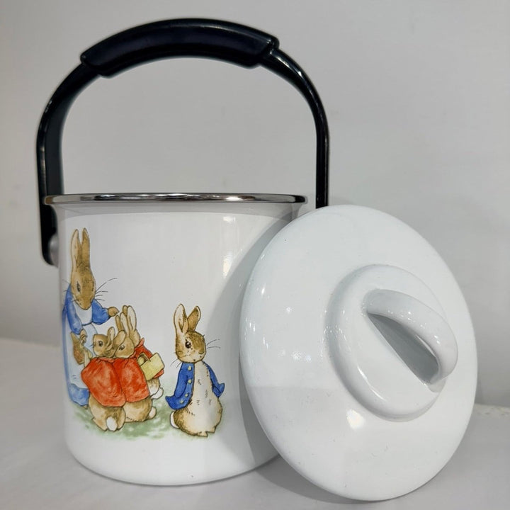Enamel Soup Pot with Peter Rabbit-Enamel-Jade and May Enamelware
