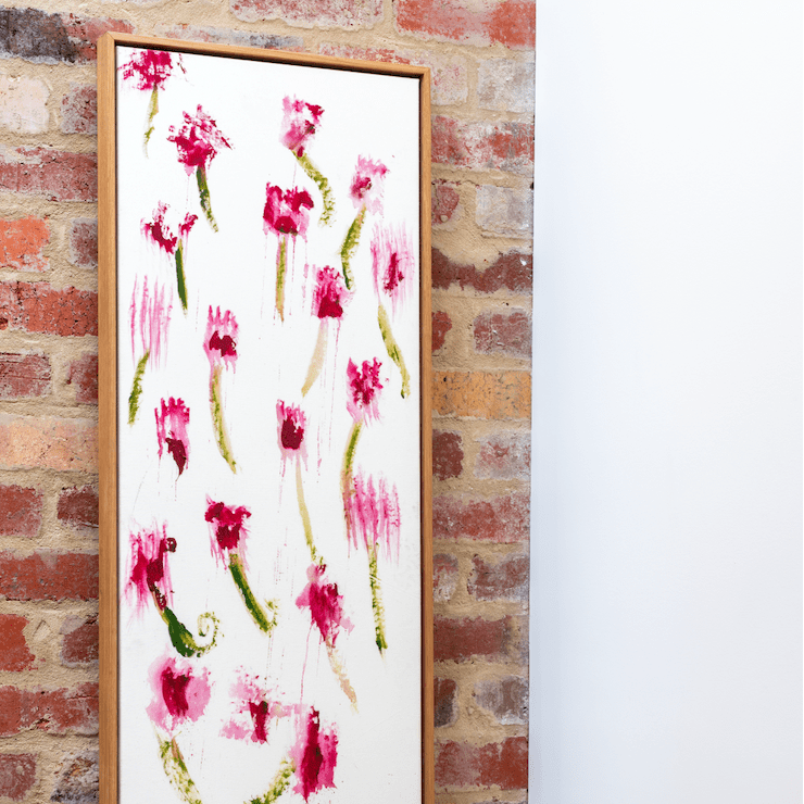 Giancarlino Benedetti Corso Art: The Street is His Studio - Pink Flowers | 1 August - 31 August-Art-Giancarlino Benedetti Corso
