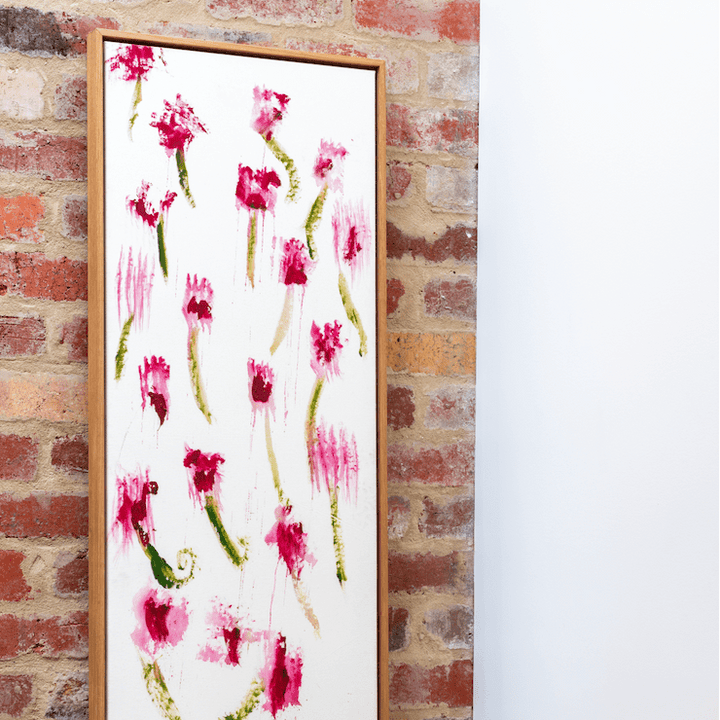 Giancarlino Benedetti Corso Art: The Street is His Studio - Pink Flowers | 1 August - 31 August-Art-Giancarlino Benedetti Corso