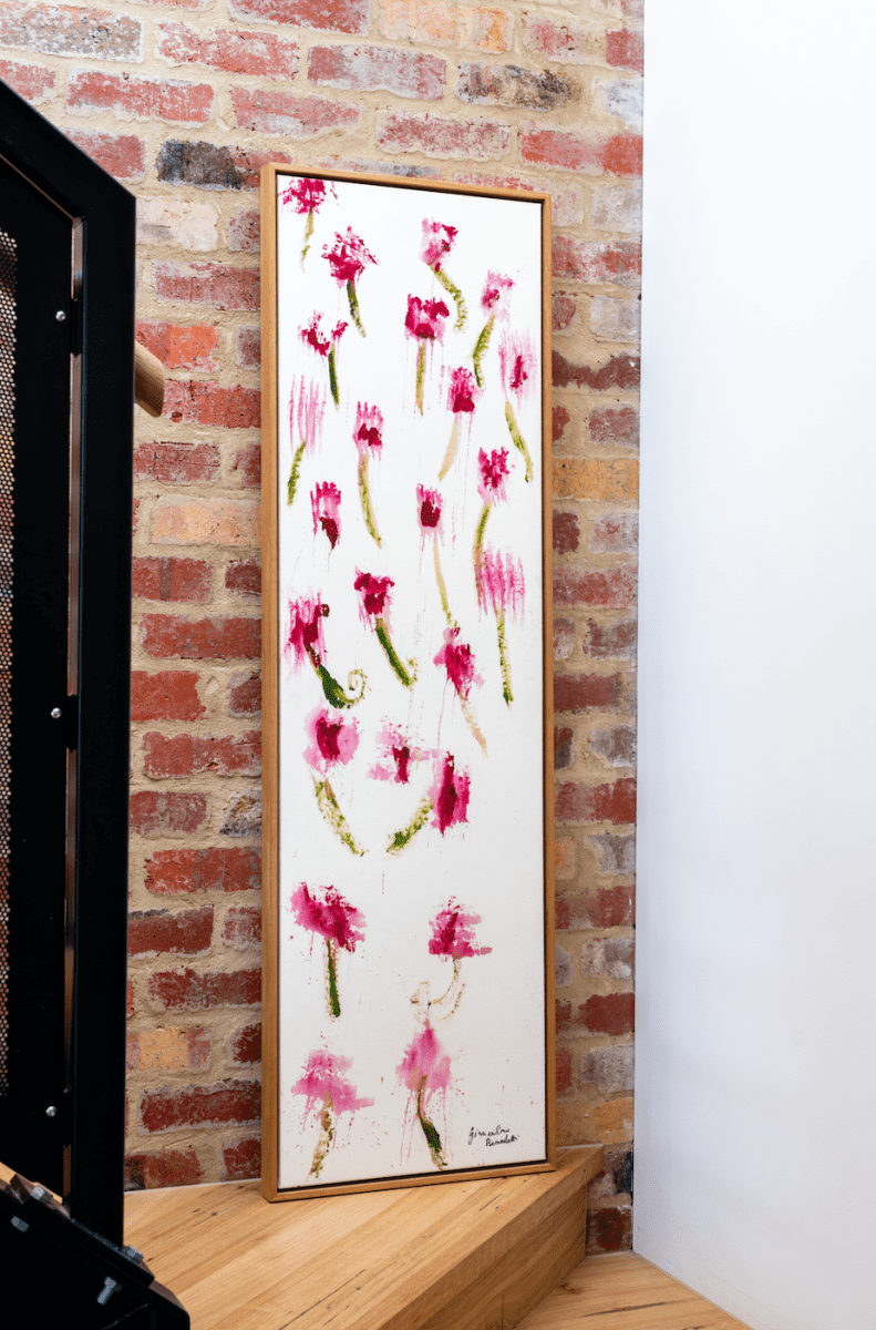 Giancarlino Benedetti Corso Art: The Street is His Studio - Pink Flowers | 1 August - 31 August-Art-Giancarlino Benedetti Corso