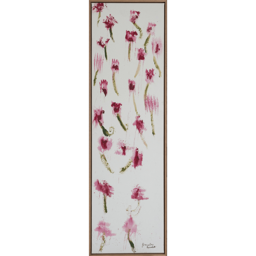 Giancarlino Benedetti Corso Art: The Street is His Studio - Pink Flowers | 1 August - 31 August-Art-Giancarlino Benedetti Corso
