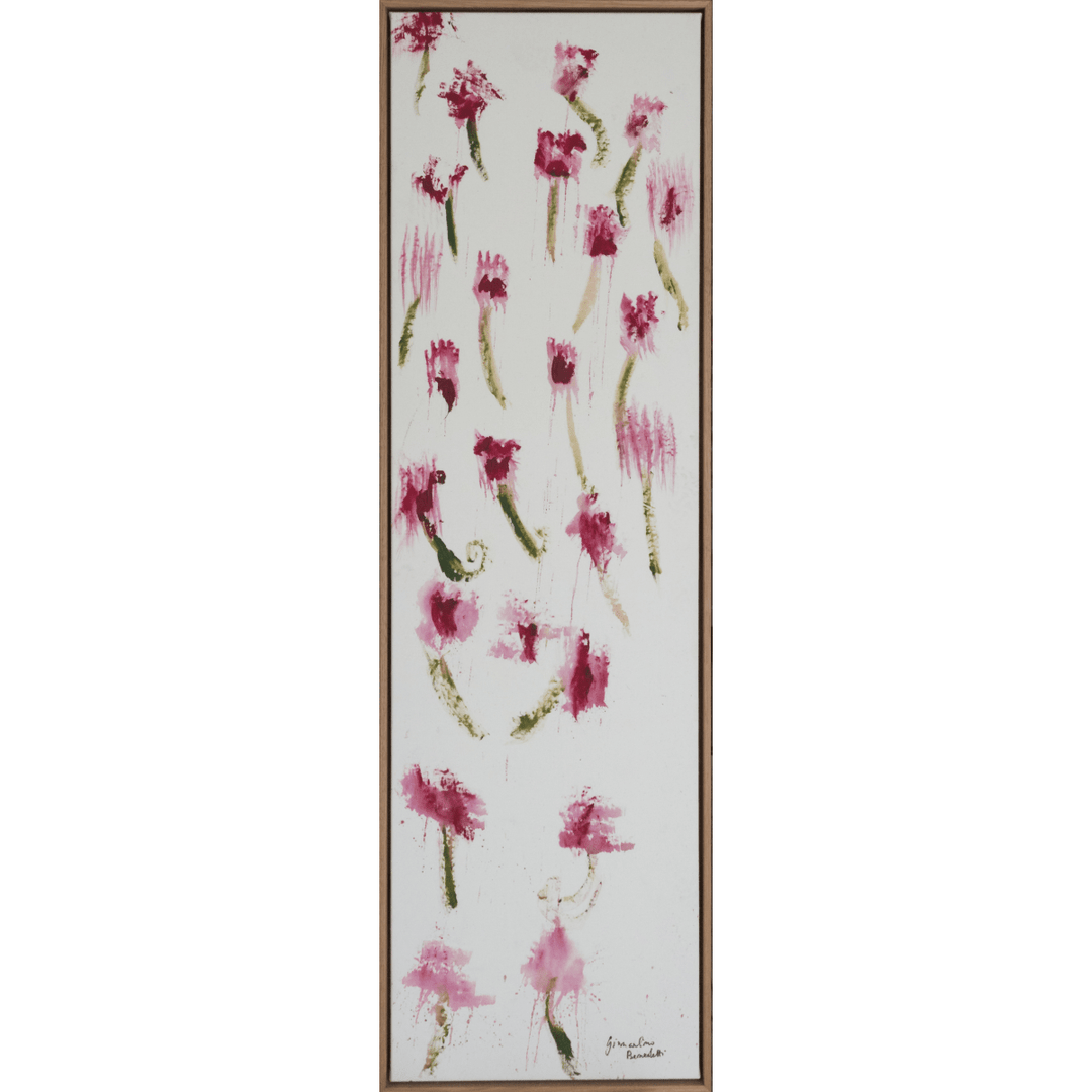 Giancarlino Benedetti Corso Art: The Street is His Studio - Pink Flowers | 1 August - 31 August-Art-Giancarlino Benedetti Corso