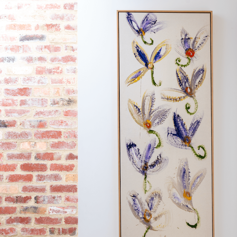 Giancarlino Benedetti Corso Art: The Street is His Studio - Purple Flowers | 1 August - 31 August-Art-Giancarlino Benedetti Corso