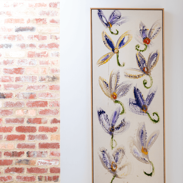 Giancarlino Benedetti Corso Art: The Street is His Studio - Purple Flowers | 1 August - 31 August-Art-Giancarlino Benedetti Corso