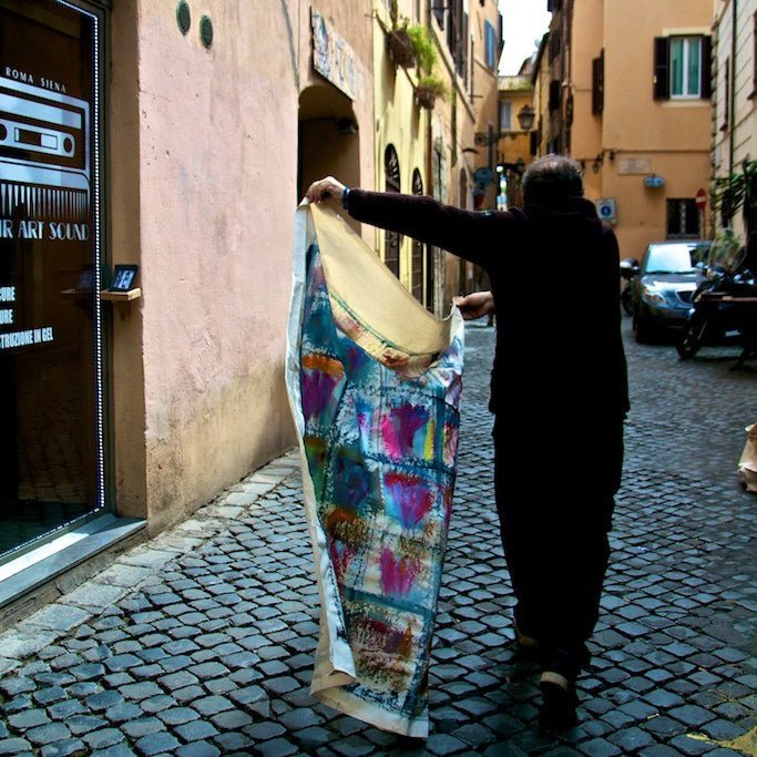 Giancarlino Benedetti Corso Art: The Street is His Studio - Turkish Flowers | 1 August - 31 August-Art-Giancarlino Benedetti Corso