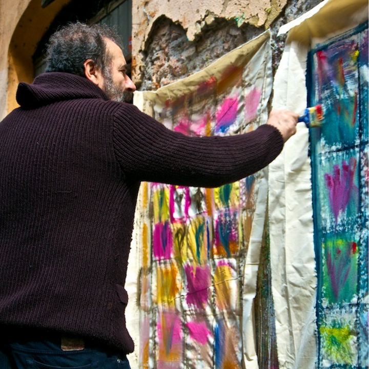 Giancarlino Benedetti Corso Art: The Street is His Studio - Wood Flowers | 1 August - 31 August-Art-Giancarlino Benedetti Corso