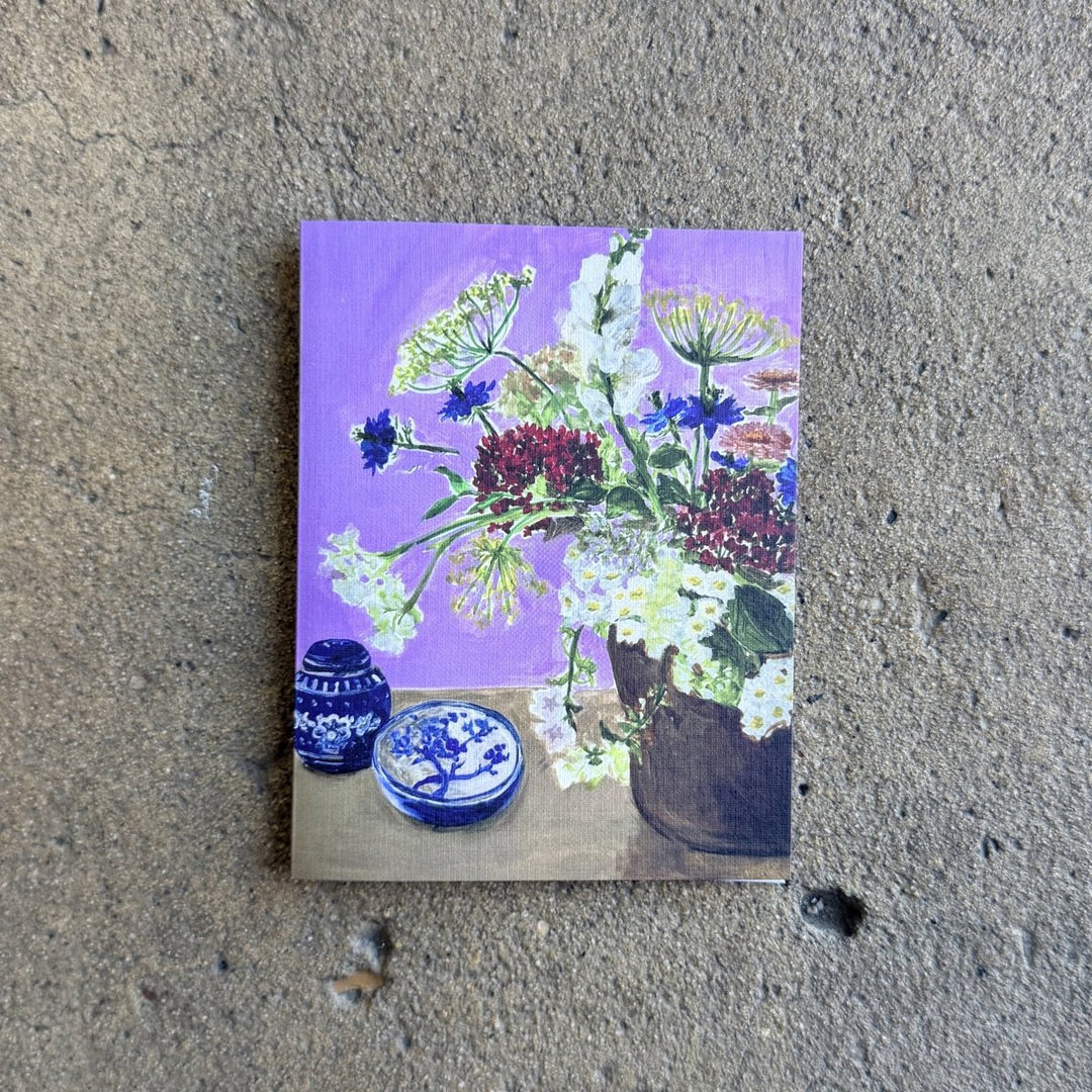 Greeting Card - Chinoiserie with Flowers | Australian Artist-Greeting Card-Art Dove