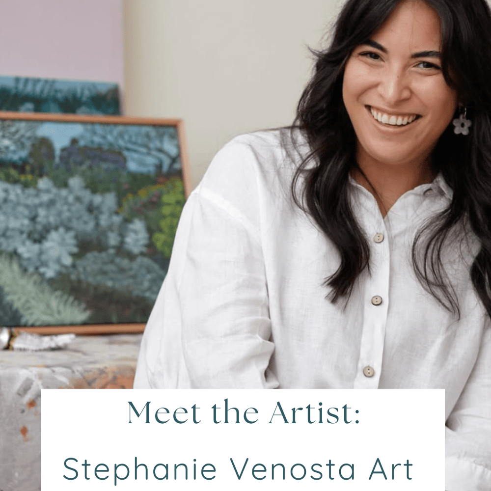 Greeting Card - Stephanie Venosta Art 'Look Down I'm Right Here' - Geelong artist