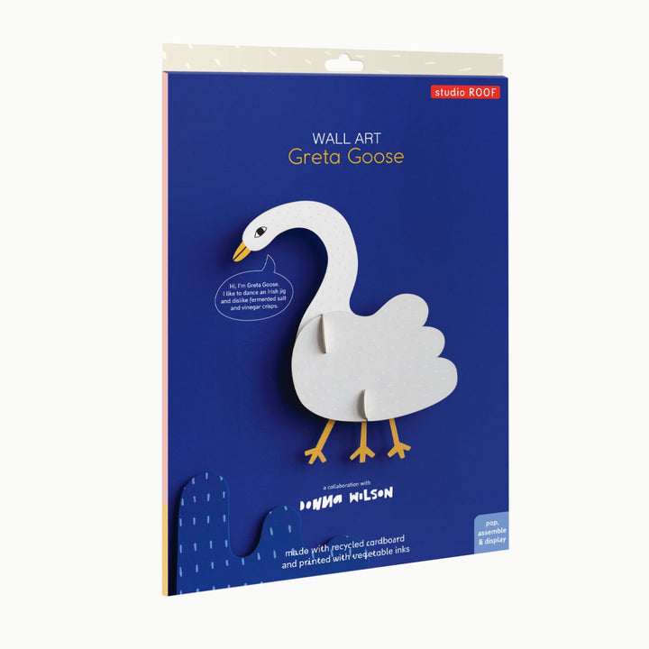Studio Roof Wall Art: Greta Goose by Donna Wilson