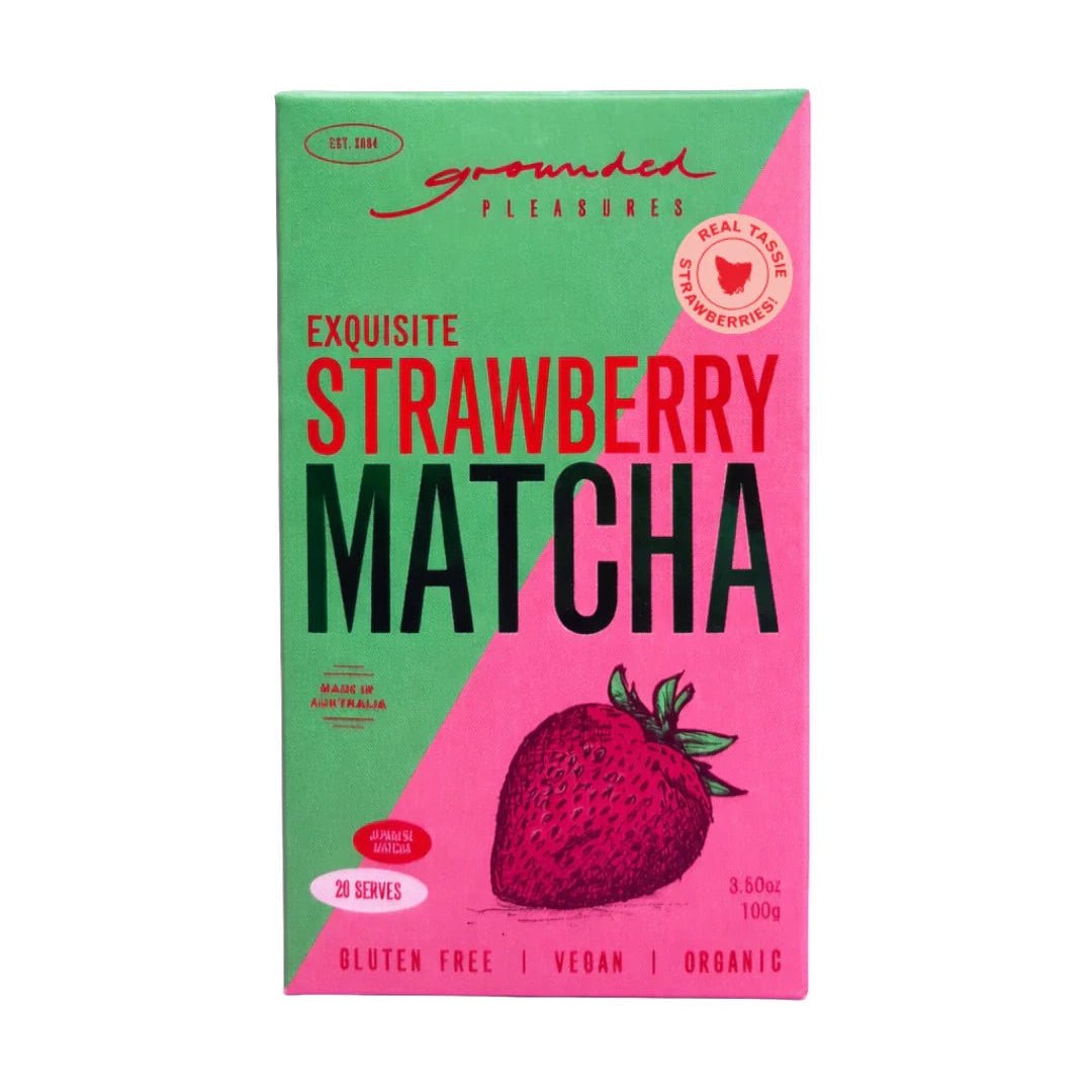 Grounded Pleasures Strawberry Matcha-Tea-Grounded Pleasures