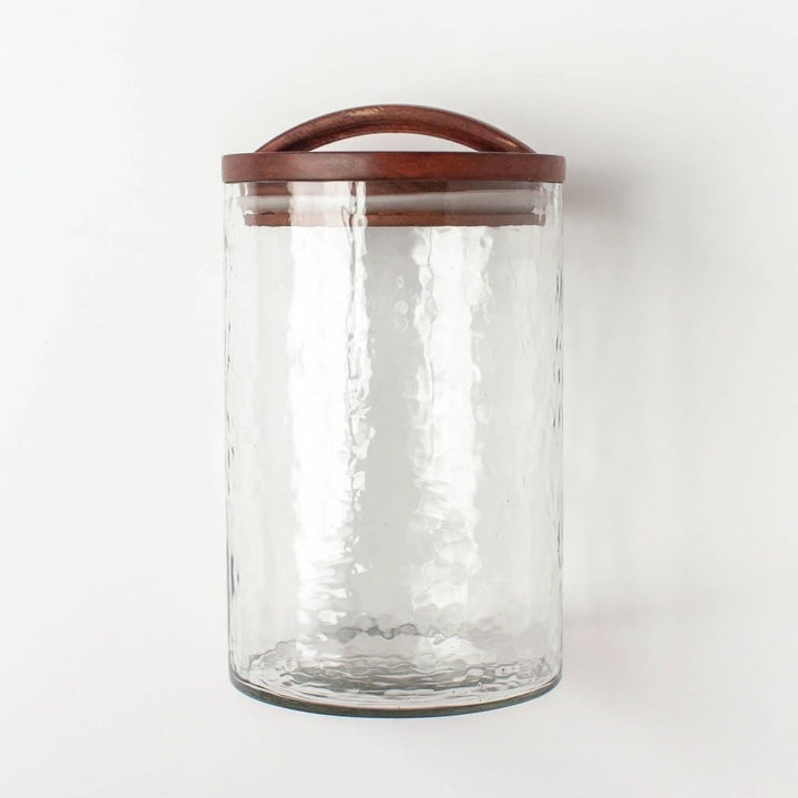 Handblown Hammered Glass Canisters by Creative Women Australia - Glassware