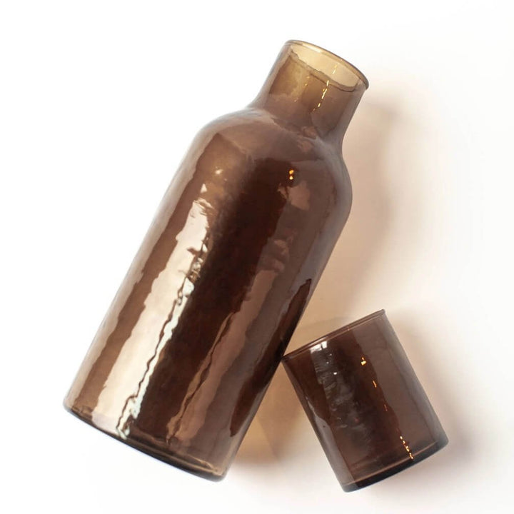 Handblown Hammered Glassware - Carafe - Drinkware