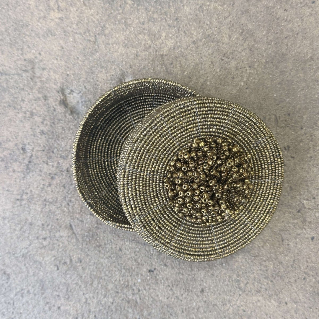 Handmade Beaded Storage Boxes-Home Accessories-Jade and May Homewares