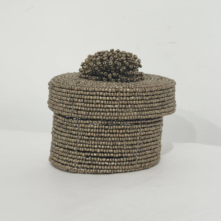 Handmade Beaded Storage Boxes-Home Accessories-Jade and May Homewares