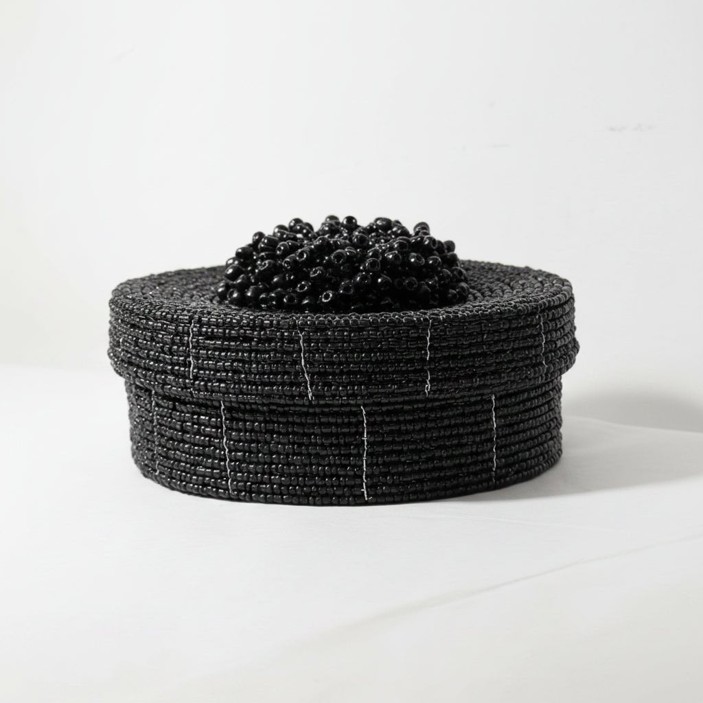 Handmade Beaded Storage Boxes-Home Accessories-Jade and May Homewares