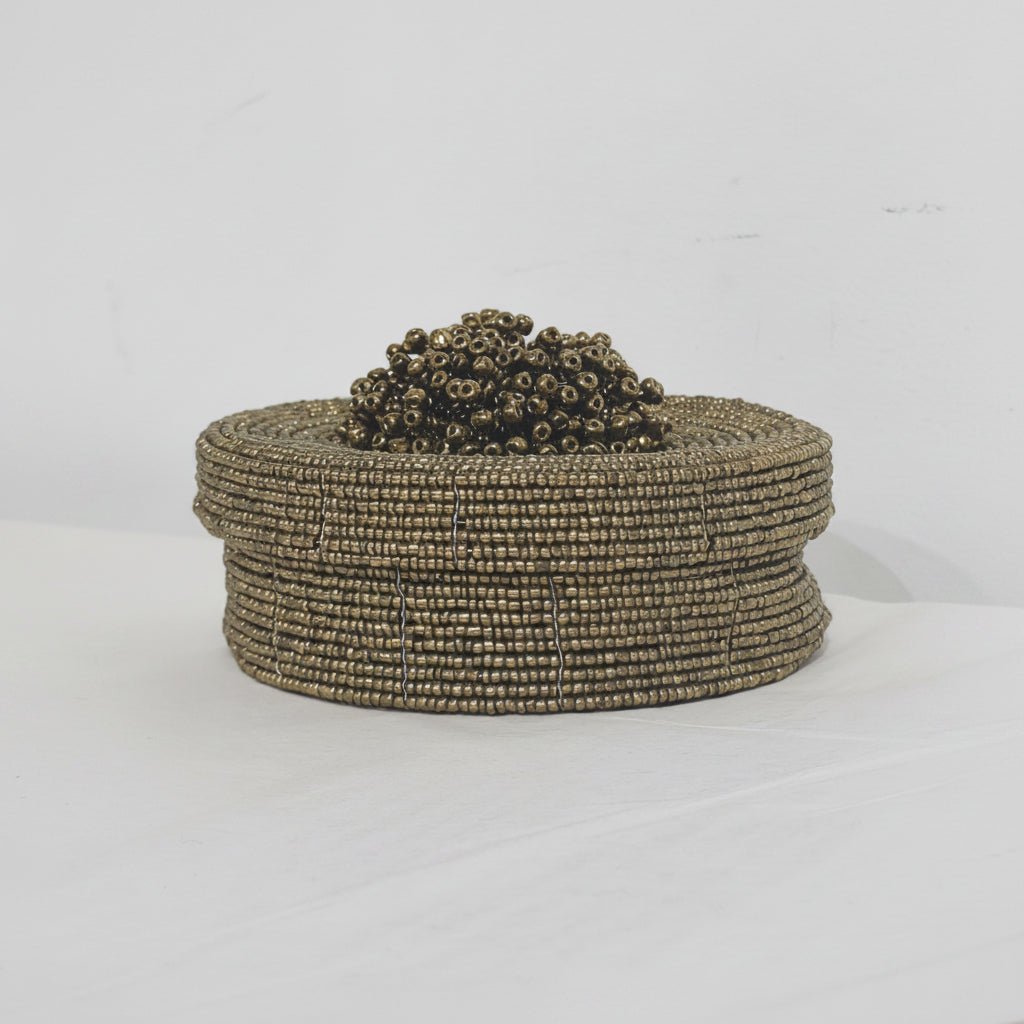 Handmade Beaded Storage Boxes-Home Accessories-Jade and May Homewares