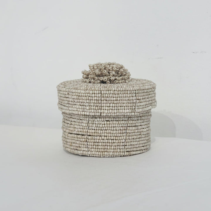 Handmade Beaded Storage Boxes-Home Accessories-Jade and May Homewares