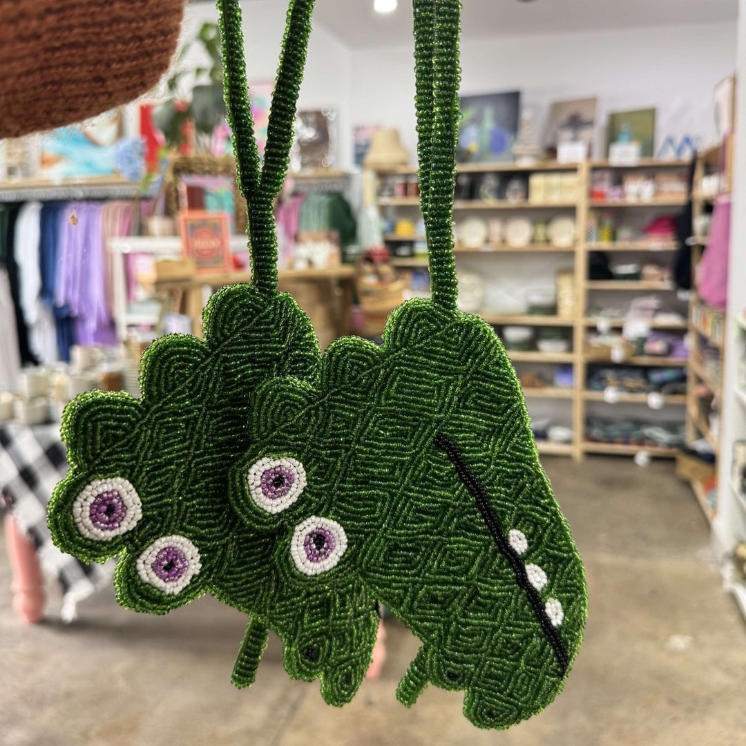 Jacksons London | Crocodile Beaded Coin Purse - Bag