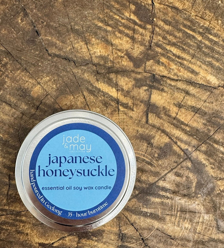Japanese Honeysuckle Soy Candle - Essential Oil Candles - Candles