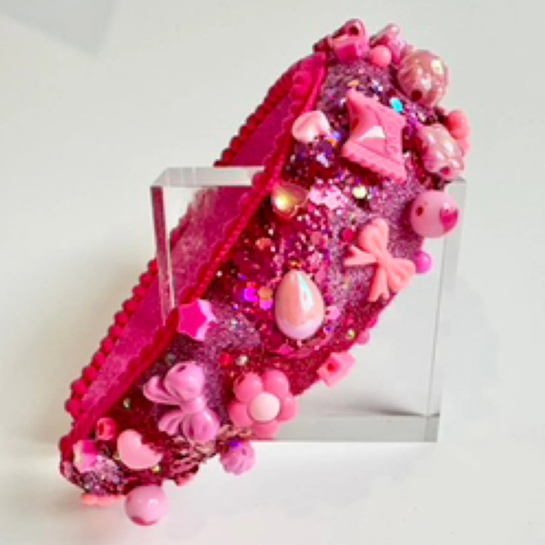 Jesse - Quins - Bedazzled Barbie Headband | Geelong Artist - Hair Accessories