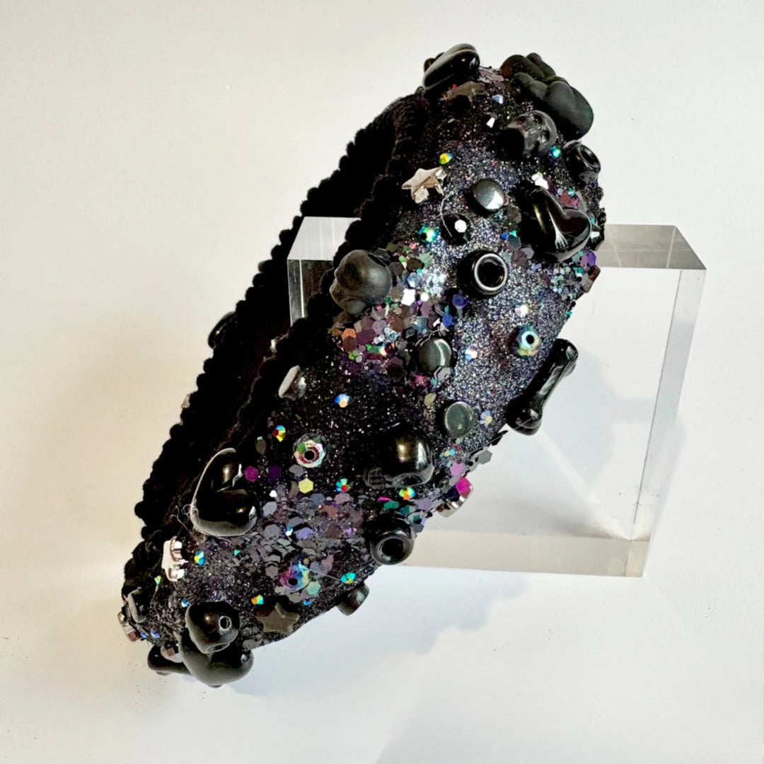 Jesse - Quins - Black Birdie Headband | Geelong Artist - Hair Accessories