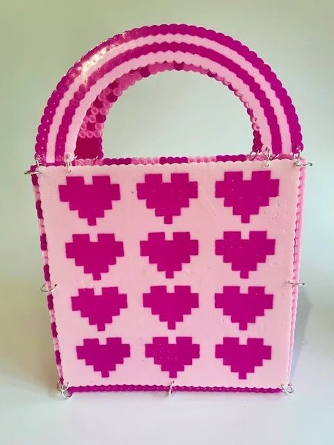 Jesse - Quins - Cotton Candy Fuse Bead Bags | Geelong Artist - Hair Accessories