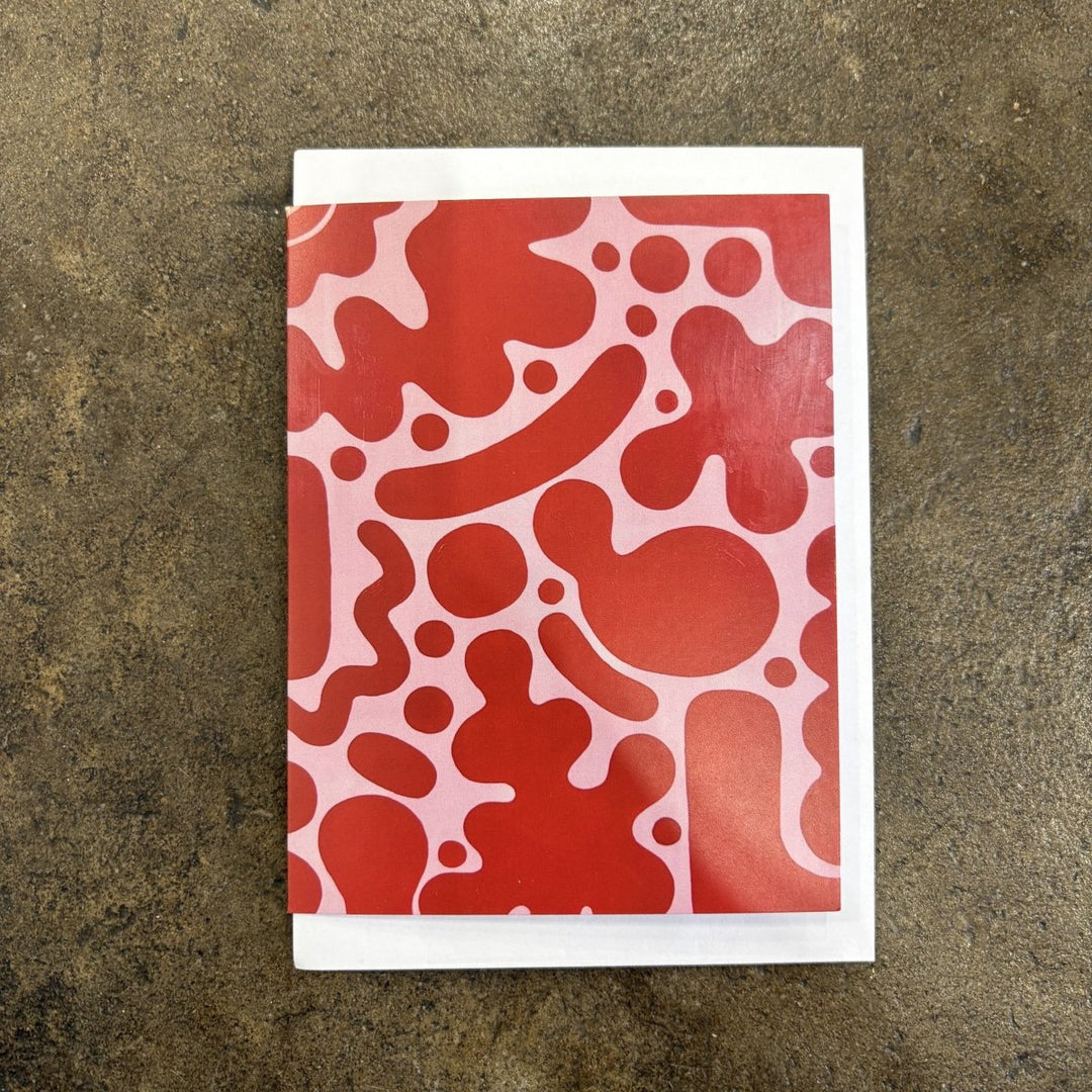 Jesse - Quins Greeting Card - Vibrant Waves | Geelong Artist - Greeting Card