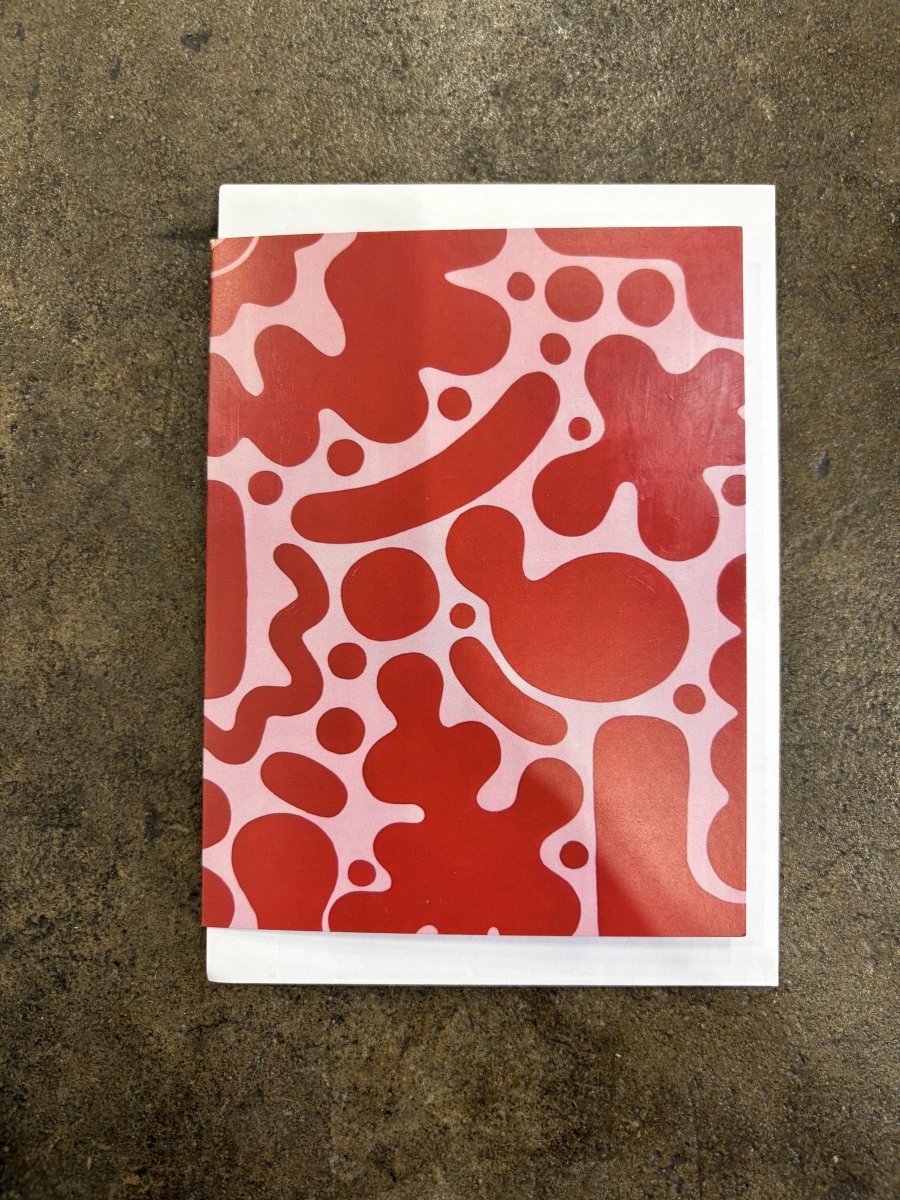 Jesse - Quins Greeting Card - Vibrant Waves | Geelong Artist - Greeting Card