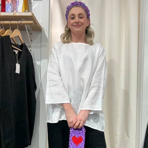 Jesse - Quins - Purple Rain Headband | Geelong Artist - Hair Accessories