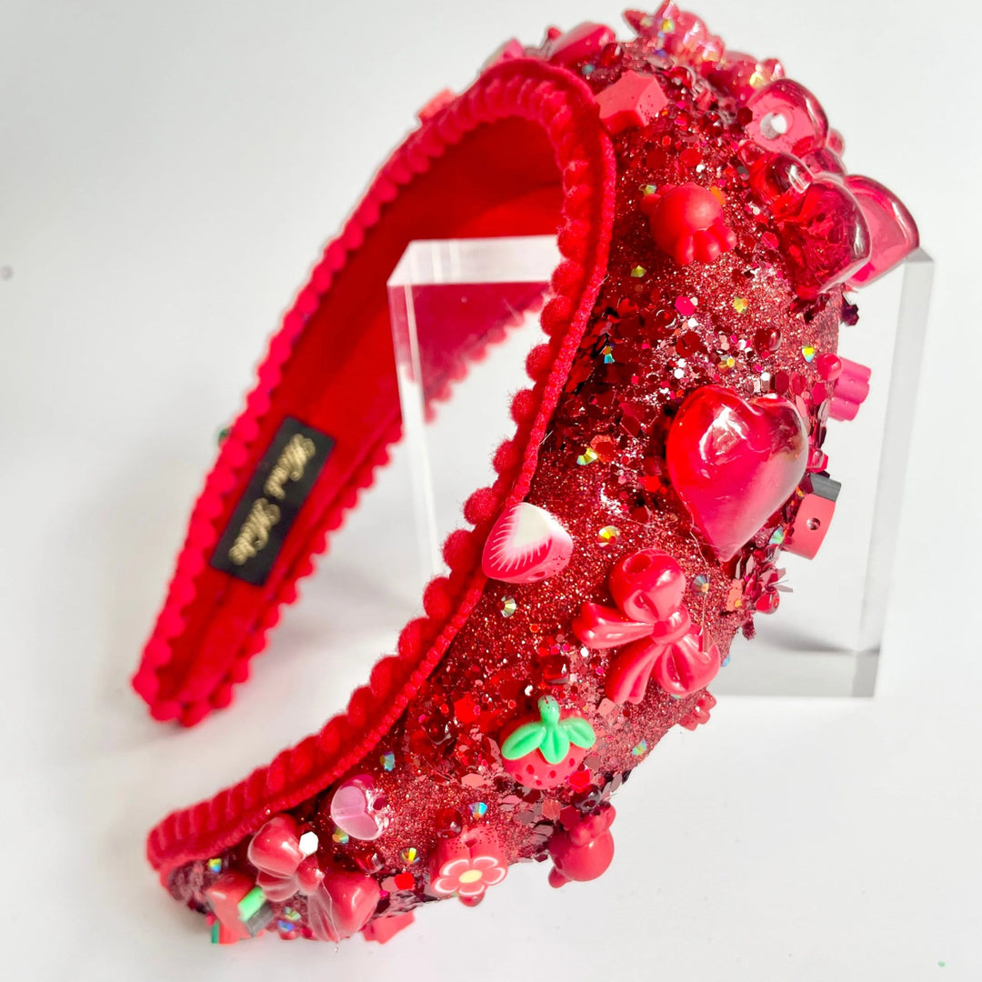 Jesse - Quins - Red Ruby Headband | Geelong Artist - Hair Accessories