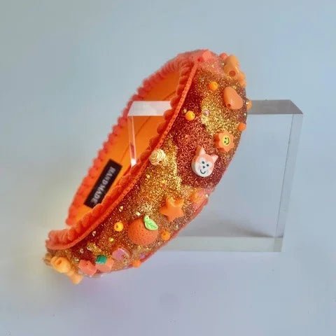 Jesse - Quins - Tangerine Tory Headband | Geelong Artist - Hair Accessories