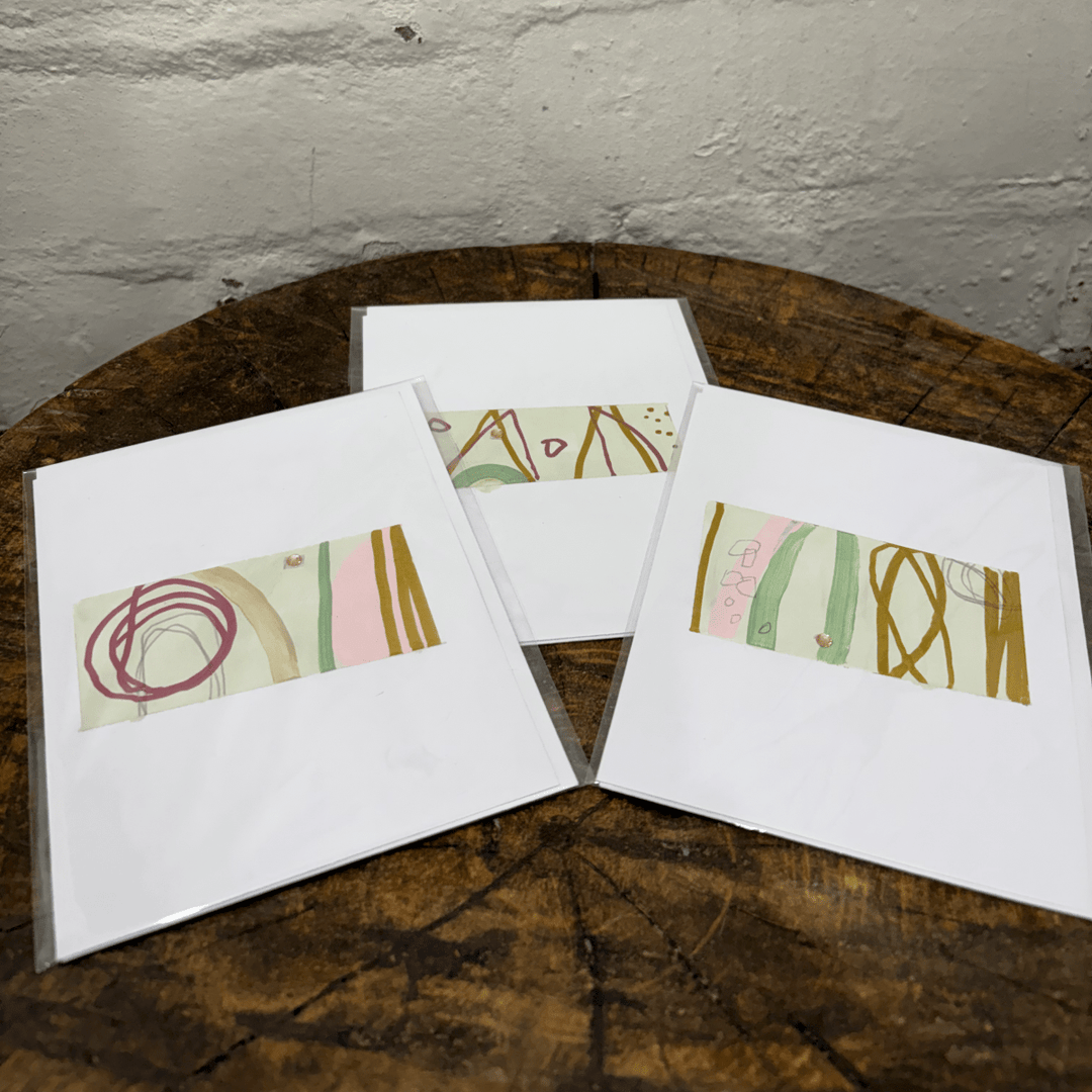Katie Ramage Art Greeting Card - Individually Painted Cards by Geelong Artist - Greeting Card - Jesse - Quins