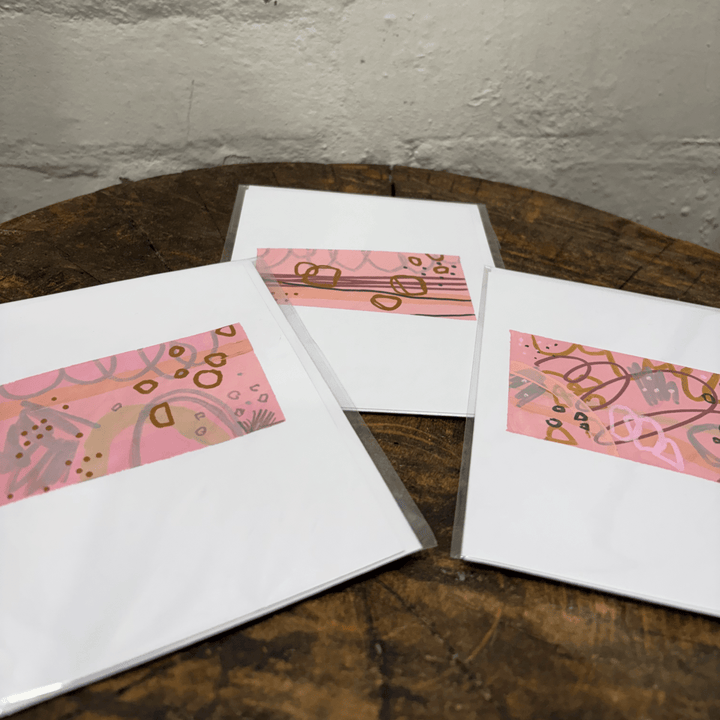 Katie Ramage Art Greeting Card - Individually Painted Cards by Geelong Artist - Greeting Card - Jesse - Quins