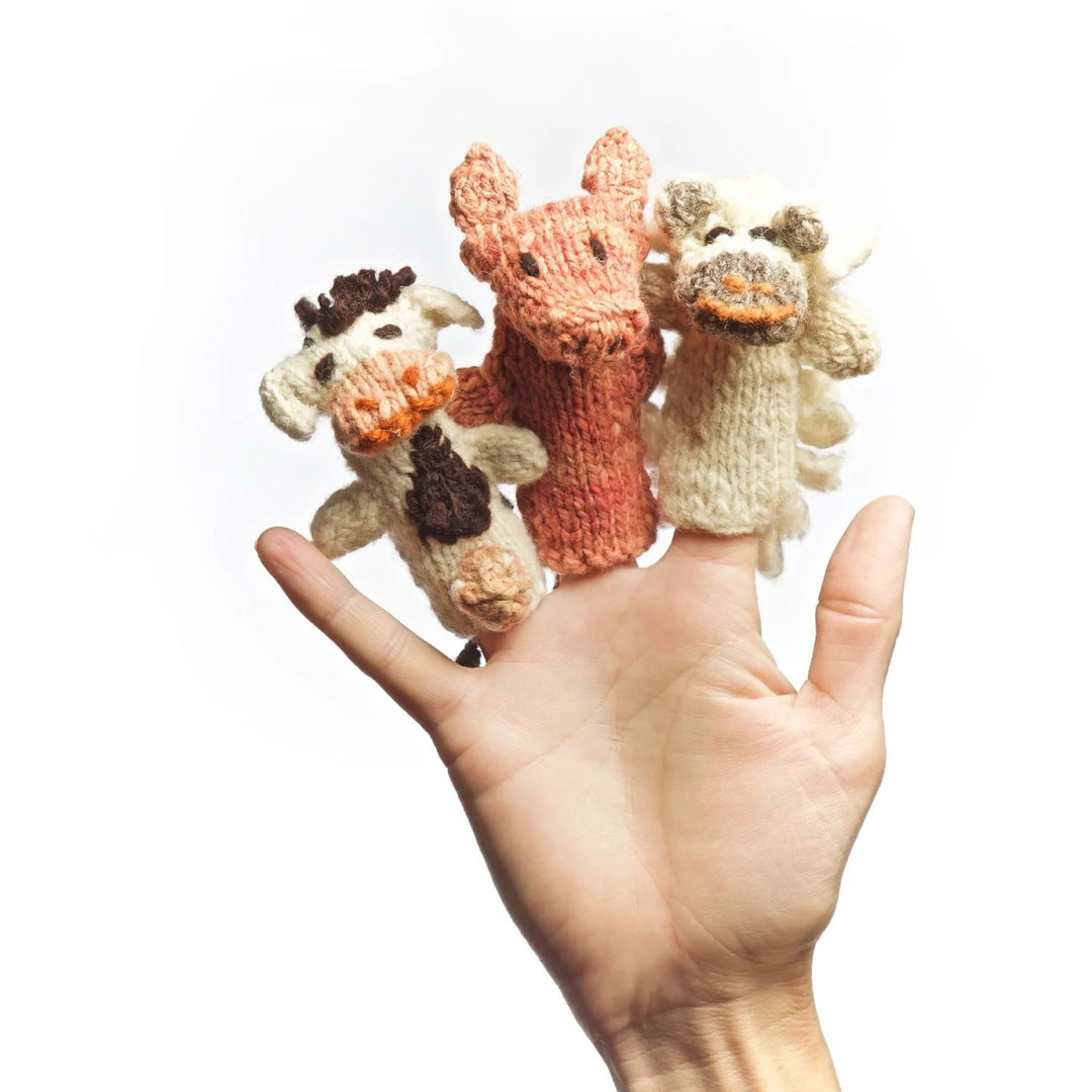 Kenana Down Under Finger Puppets | Farm Animals - Toys
