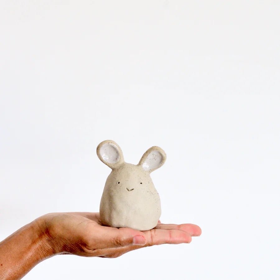 Kim Wallace Ceramics - Handmade Ceramic Bunny Sculpture - Ceramics - KIm Wallace Ceramics