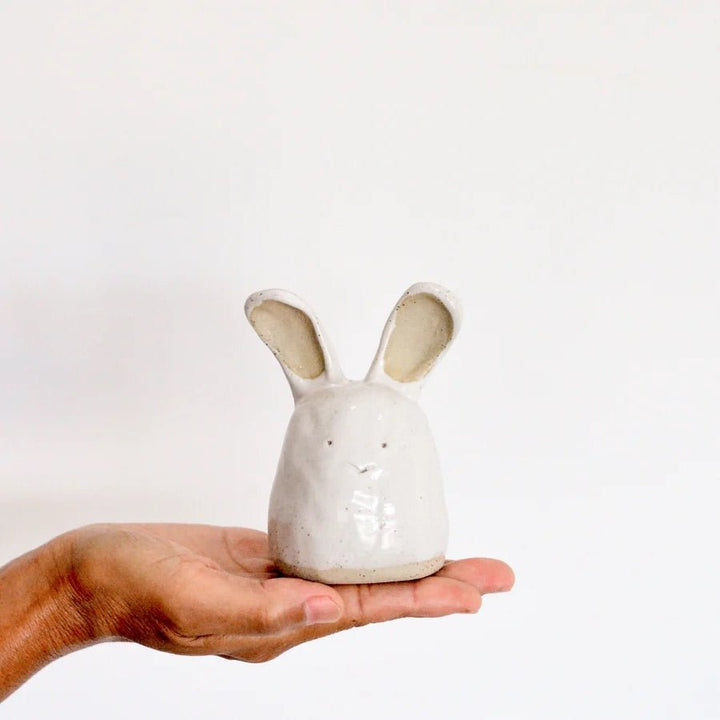 Kim Wallace Ceramics - Handmade Ceramic Bunny Sculpture - Ceramics - KIm Wallace Ceramics