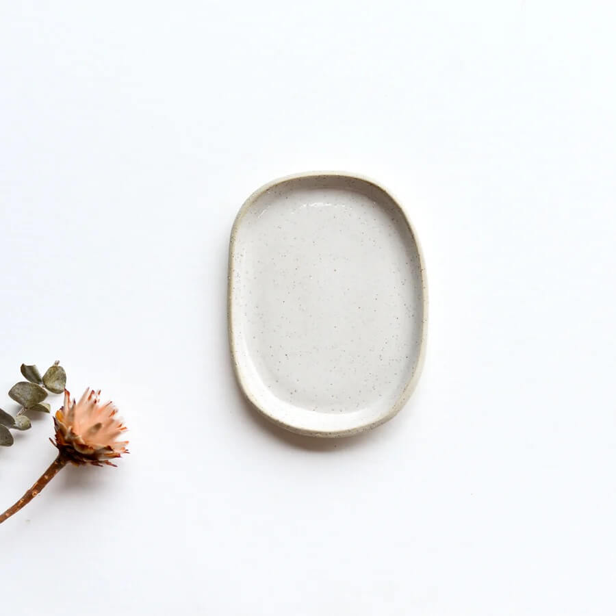 Kim Wallace Ceramics - Oval Soap Dish - Ceramics - KIm Wallace Ceramics
