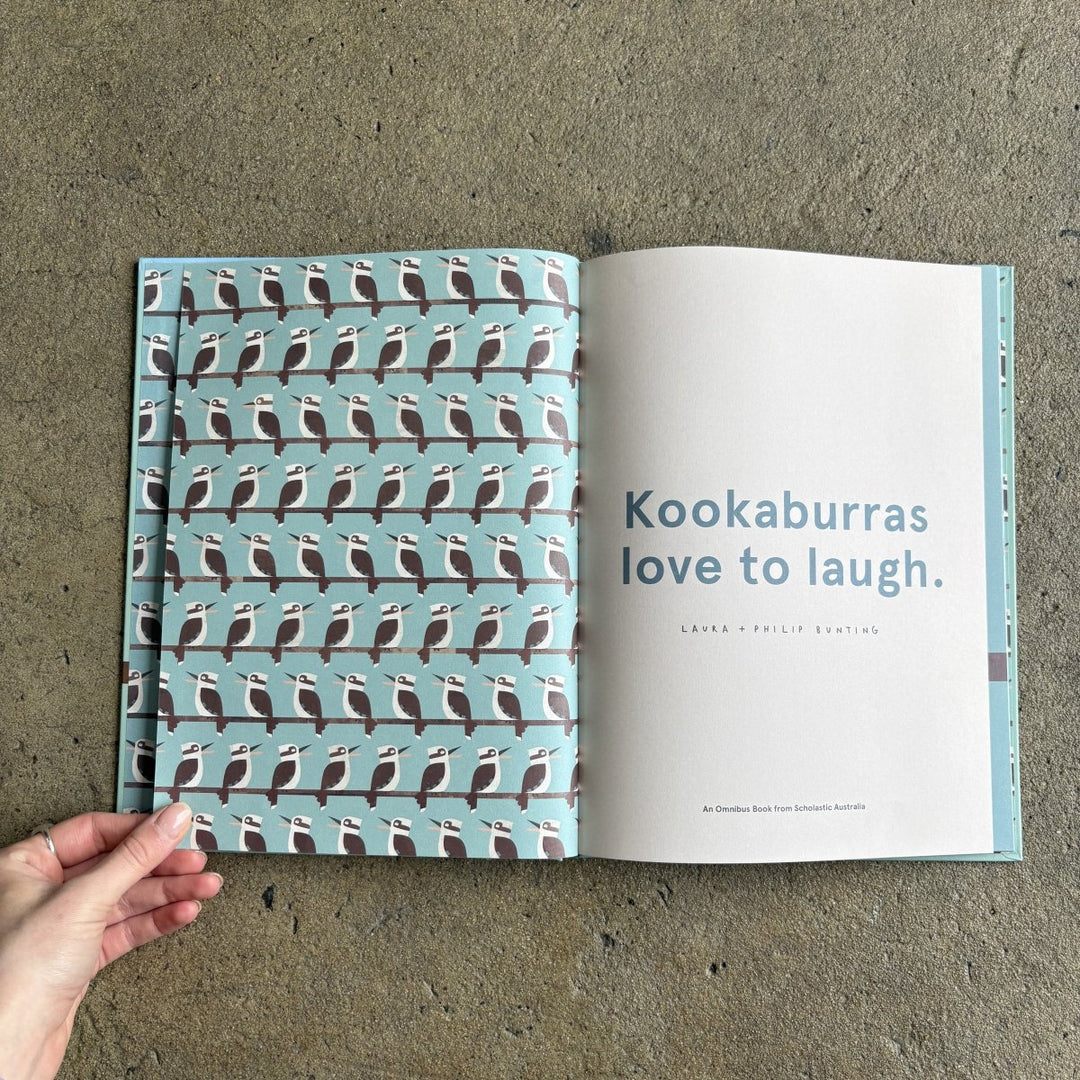 Kookaburras love to laugh by Laura &amp; Philip Bunting-Childrens Books-Book